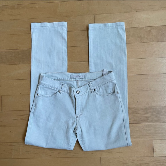 Zara Basic White Denim - Size 6 - Picture 3 of 6